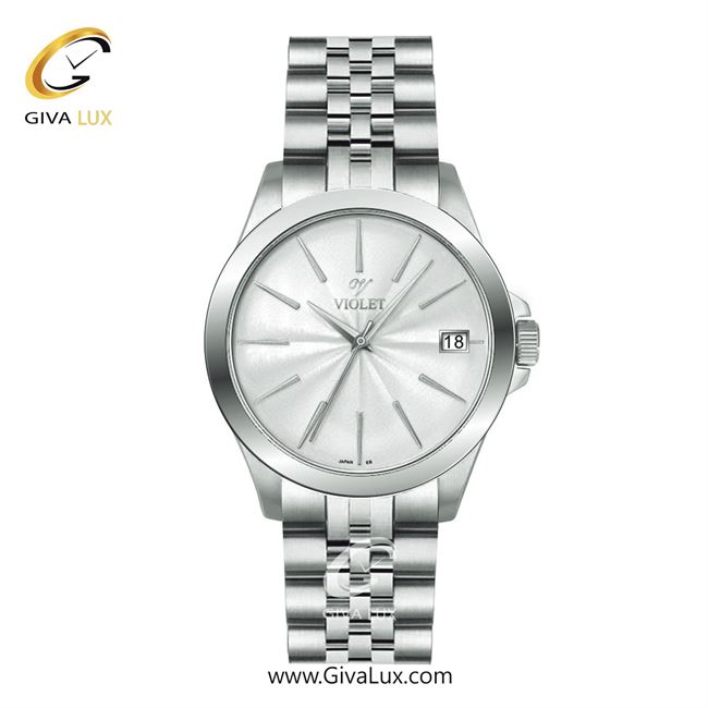 ساعت مچی اورجینال مردانه ویولت VIOLET نقره ای | نقره ای| نقره ای| کد رفرنس 0591